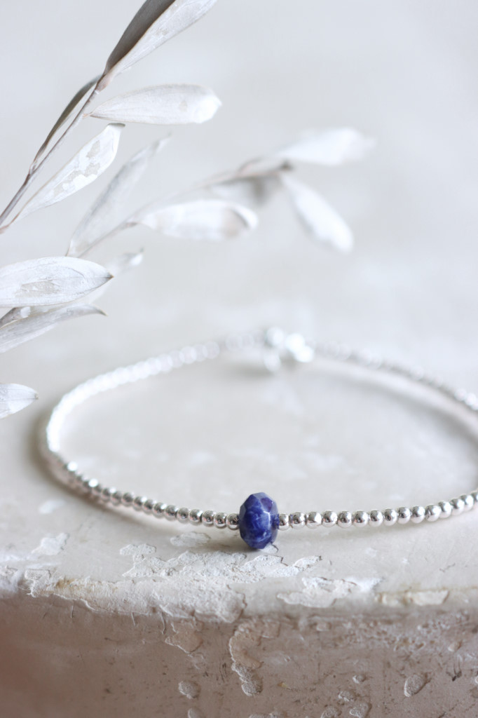 Silber Armband Steph blau Sodalith Argento Art. Nr. AG01-1056sd
