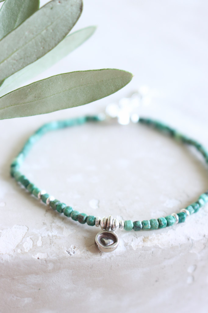 Silber Armkette Softly Afrik. Türkis Da Shanti Art. nr. DS4337