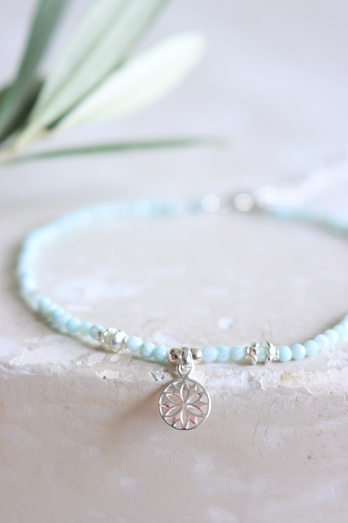 Silber Fusskette Entire Larimar Da-Shanti DS1796