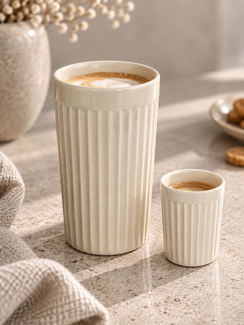 Cafe Latte Becher Mynte Latte Art nr. Ib 988