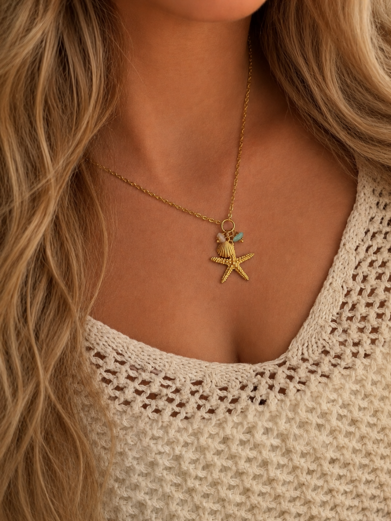 Gold Halskette Seestern Argento  Art. nr. CBN40-1121-M