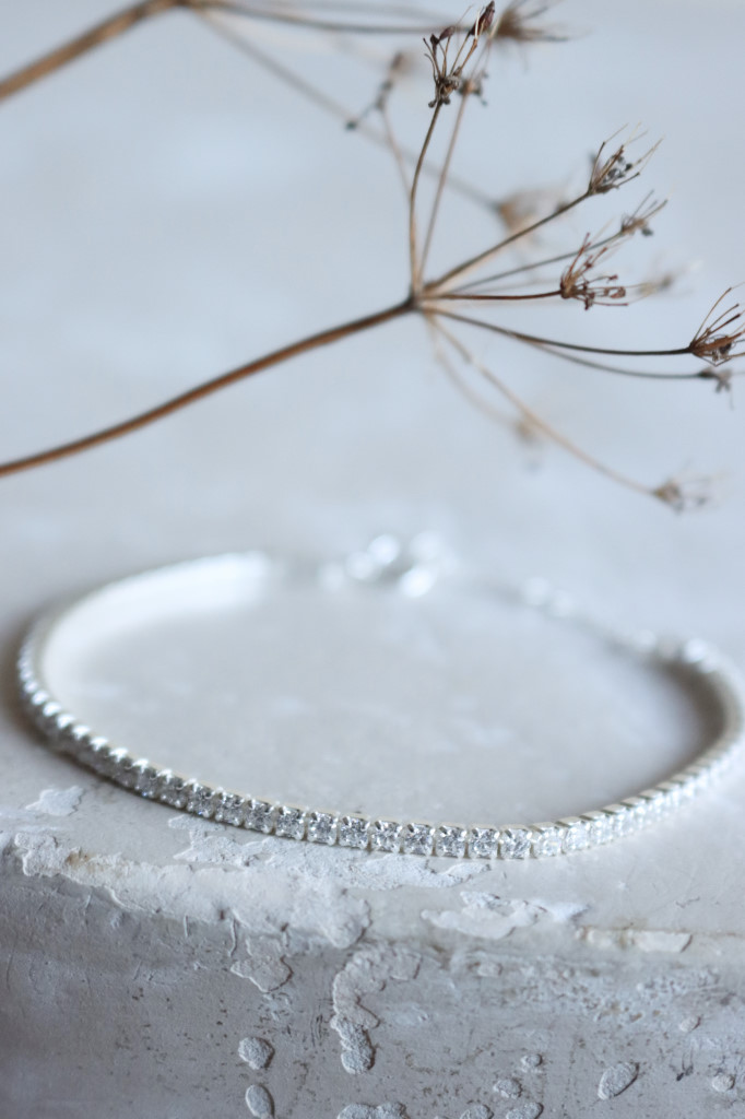 Silber Armkette Zirkonia  Art. nr. AH3479
