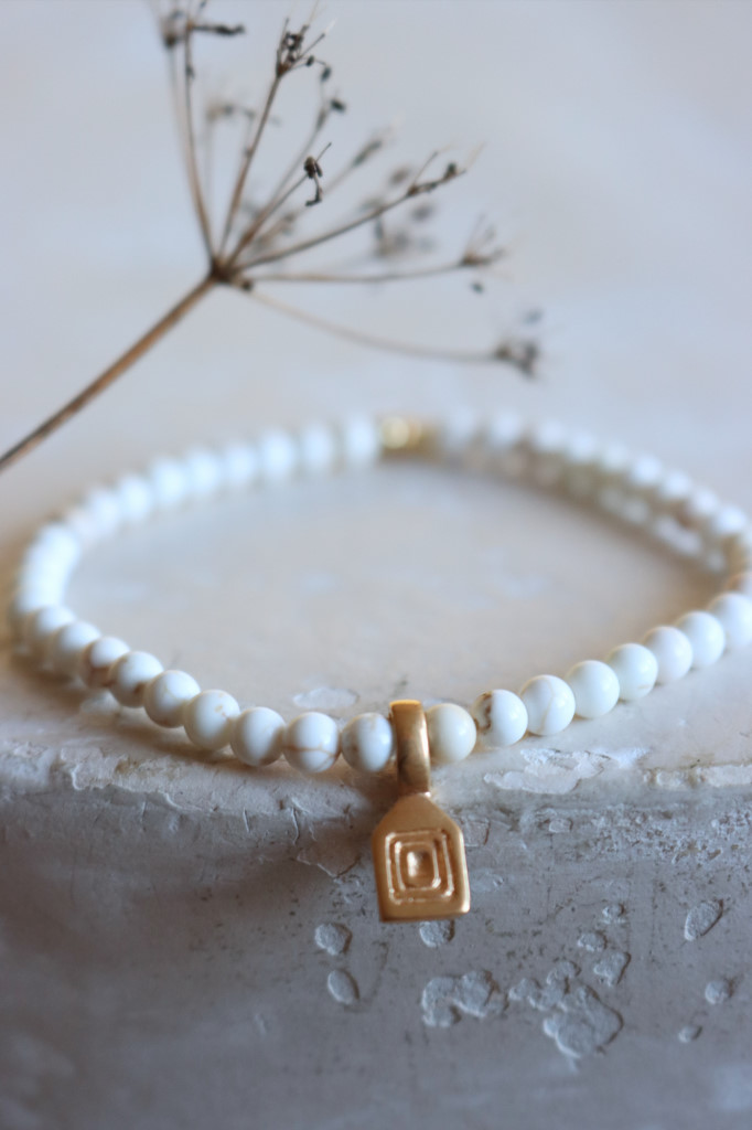 Gold Armband Vanilla Dendritten Jaspis Da Shanti Art. nr. Ds882093