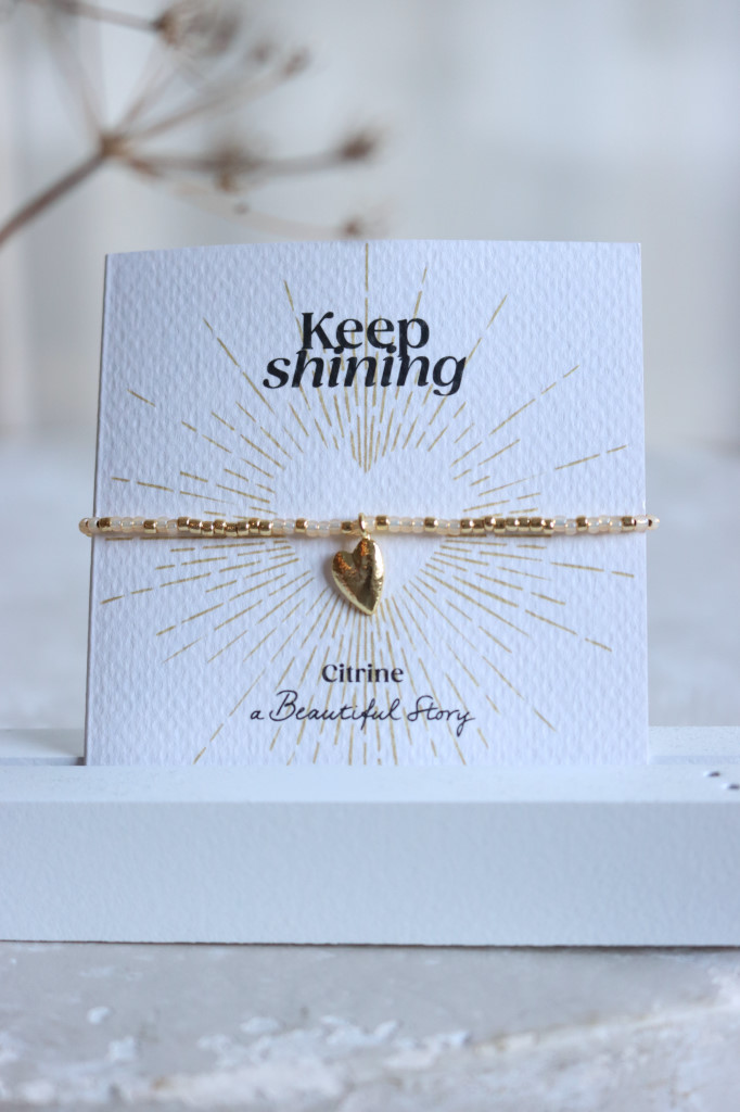 gold Arm Sweetheart Citrin Keep Shining a Beautiful Story