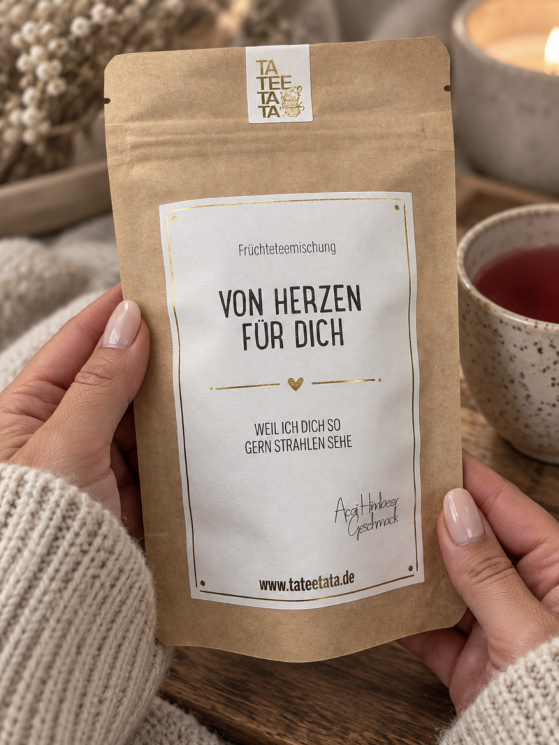 Tee  von Herzen für dich 40g TaTeeTaTa   Art nr. T31