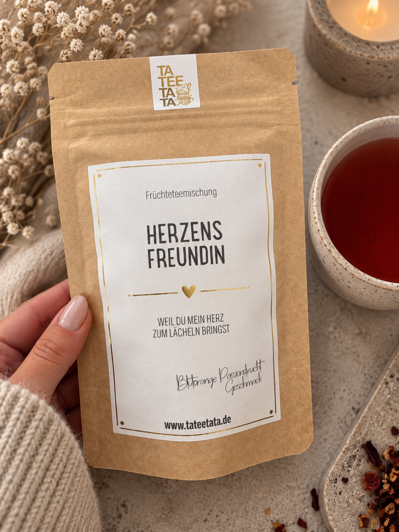 Tee  Herzensfreundin 40g TaTeeTaTa   Art nr. T62