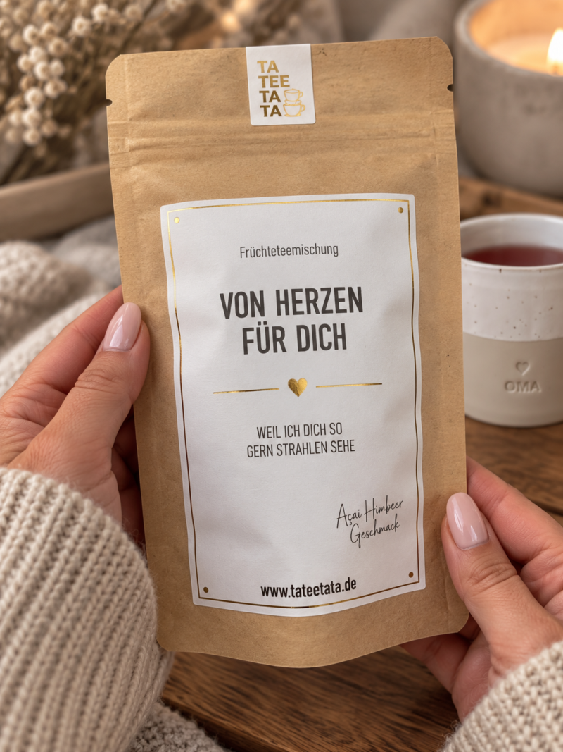 Tee  von Herzen für dich 40g TaTeeTaTa   Art nr. T31