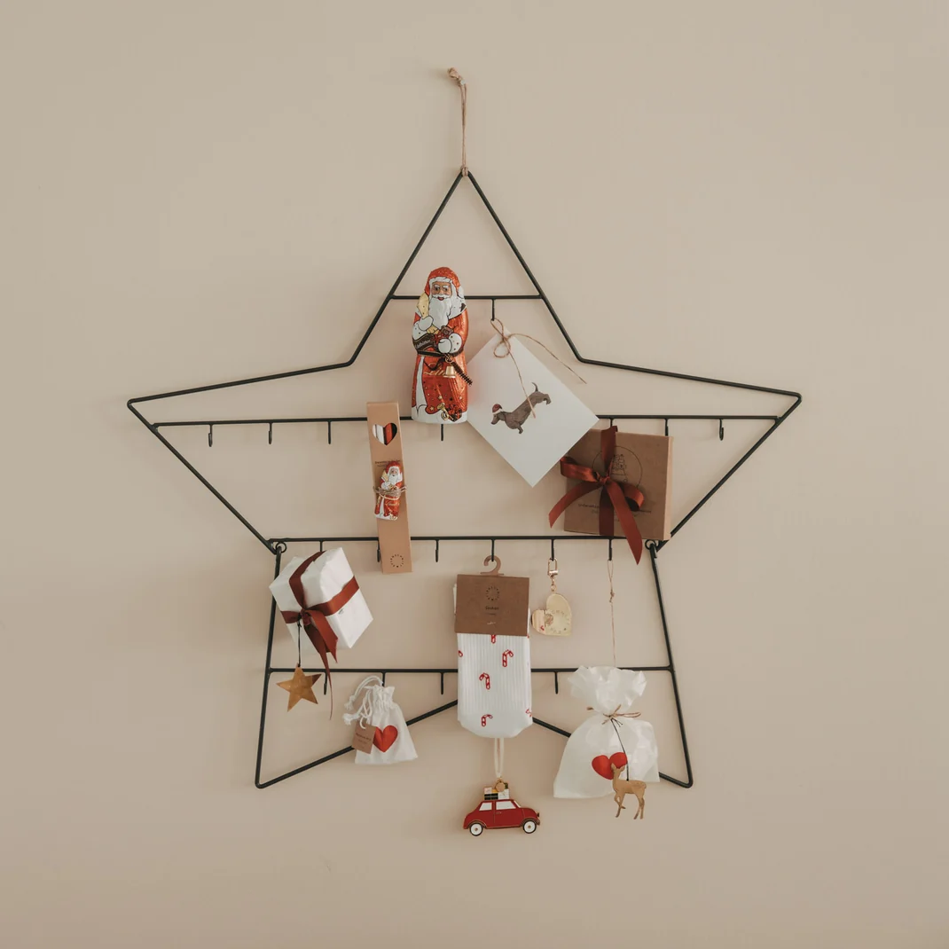 Adventskalender Stern groß Eulenschnitt Art nr. E775 – Liäblingsstück