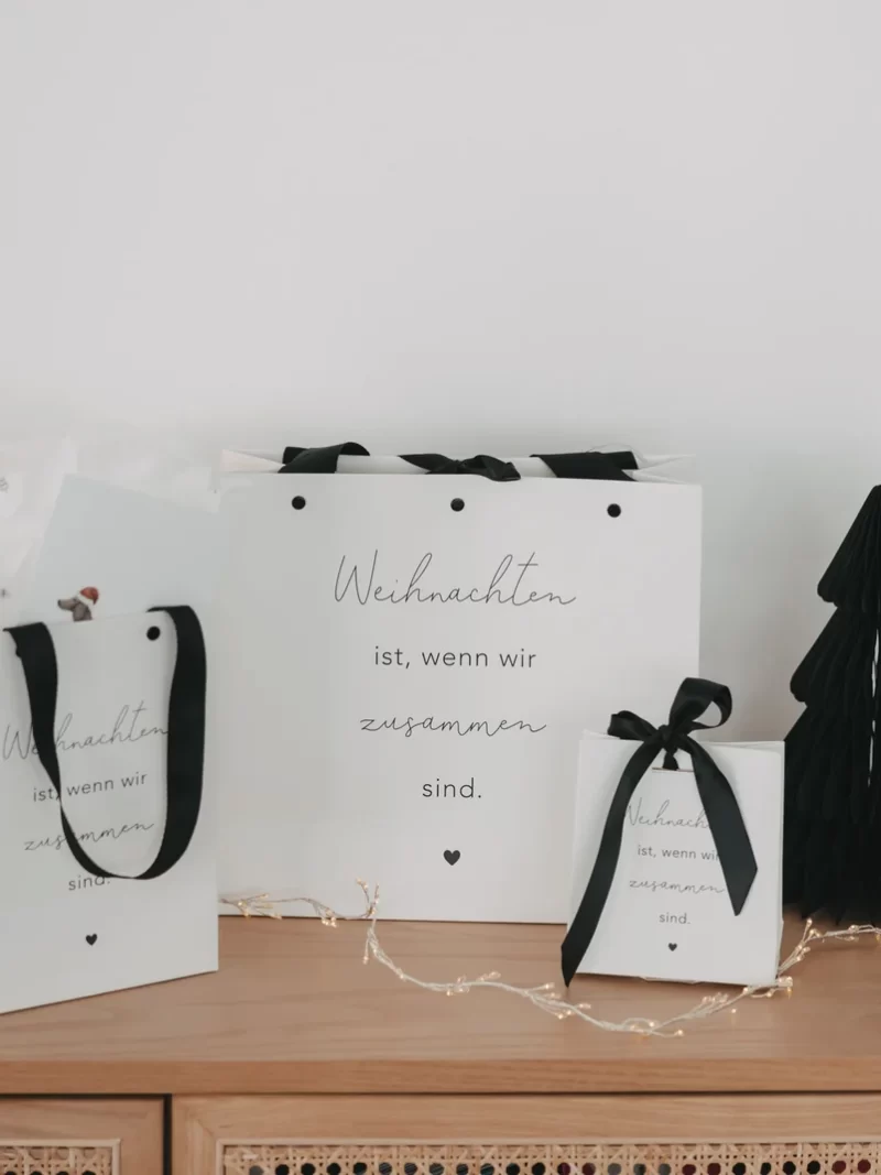Geschenktüte Weihnachten ist Eulenschnitt Art. nr E 793